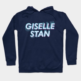 AESPA Giselle stan name futuristic text glitch MY | Morcaworks Hoodie